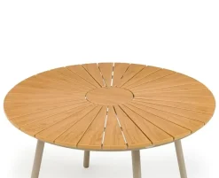 DaneLine Adam Havebord - Nonwood - Ø110 cm - Latte