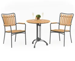 DaneLine Adam Nonwood Cafesæt Ø70 cm - Grå