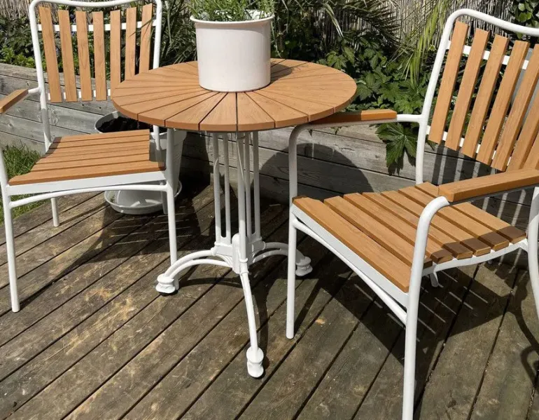 DaneLine Adam Nonwood Cafesæt Ø70 cm - Hvid