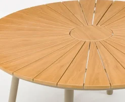 DaneLine Adam Nonwood Havemøbelsæt Ø130 cm - Latte