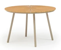 DaneLine Adam Nonwood Havemøbelsæt Ø110 cm - Latte