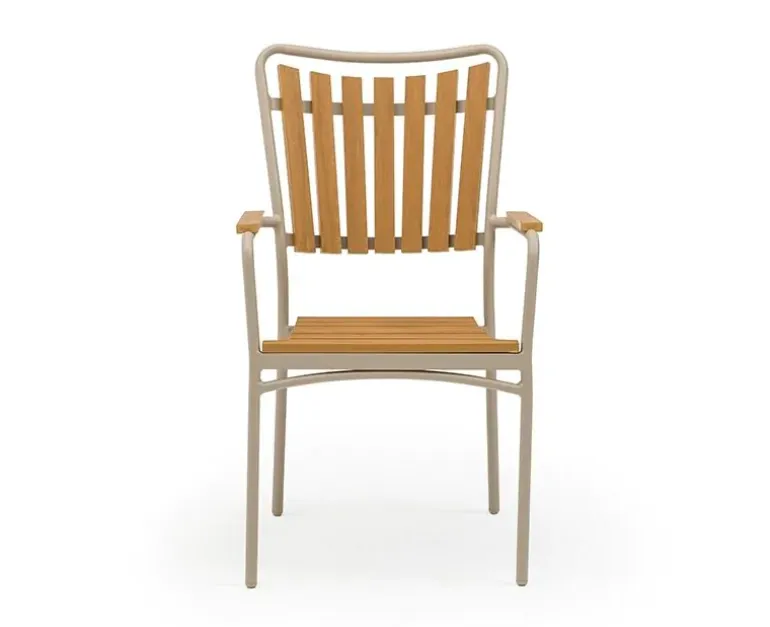 DaneLine Adam Nonwood Havemøbelsæt Ø110 cm - Latte