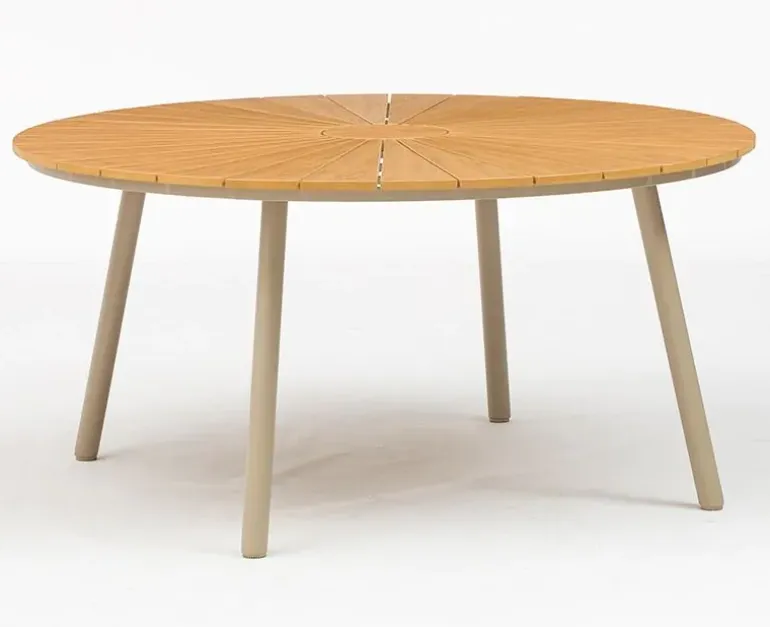 DaneLine Adam Nonwood Havemøbelsæt Ø150 cm - Latte