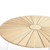 DaneLine Eva Havebord Ø150 cm - Kerneteak / Hvid
