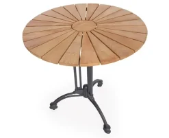 DaneLine Eva Teak Cafésæt - Ø70 cm - Grå