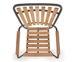 DaneLine Eva Teak Cafésæt - Ø70 cm - Grå