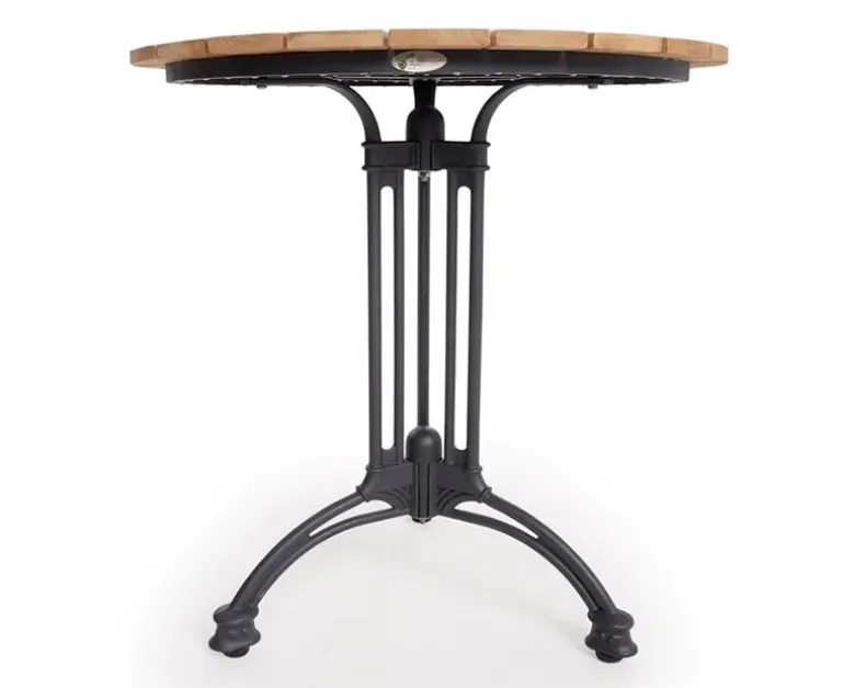 DaneLine Eva Teak Cafésæt - Ø70 cm - Grå