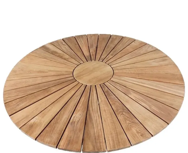 DaneLine Eva Teak Havemøbelsæt - Ø110 cm - Hvid