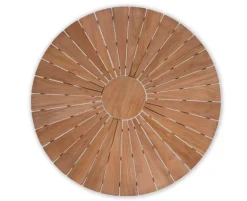DaneLine Eva Teak Havemøbelsæt - Ø110 cm - Hvid