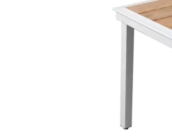 DaneLine Eva Teak Havemøbelsæt - 102x219 cm - Hvid