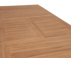 Dayton Havemøbelsæt 100x200/280 cm med 6 stabelstole