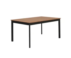 Dayton udtræksbord 100x150/200 cm - Mørk Grå / Kerneteak