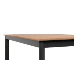 Dayton udtræksbord 100x200/280 cm - Mørk Grå / Kerneteak