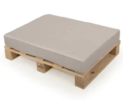 Elise Halvpalle Sædehynde 60 cm EASY DRY - Lys Sand/Grå Struktur