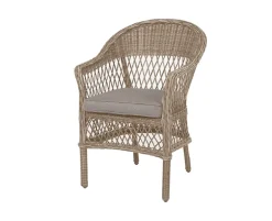 Enø Havemøbelsæt 90x165 med 4 stole - Mocca