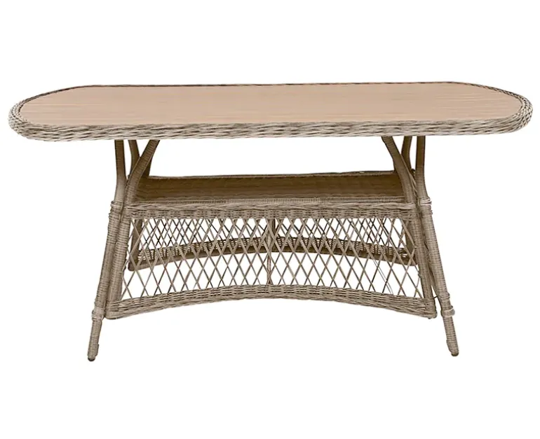 Enø Havemøbelsæt 90x165 med 4 stole - Mocca