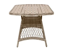 Enø Havemøbelsæt 90x165 med 4 stole - Mocca