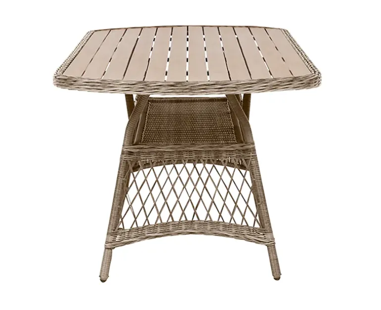 Enø Havemøbelsæt 90x165 med 4 stole - Mocca