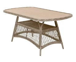 Enø Havemøbelsæt 90x165 med 4 stole - Mocca