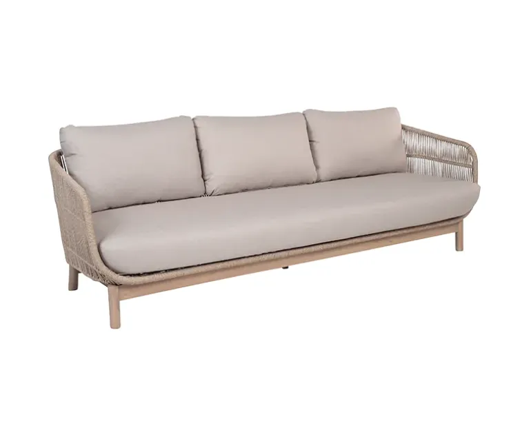 Helena 3-personers Havesofa - Lys Sand