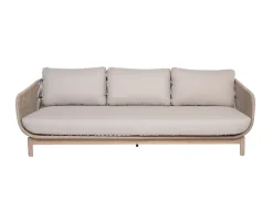 Helena 3-personers Havesofa - Lys Sand