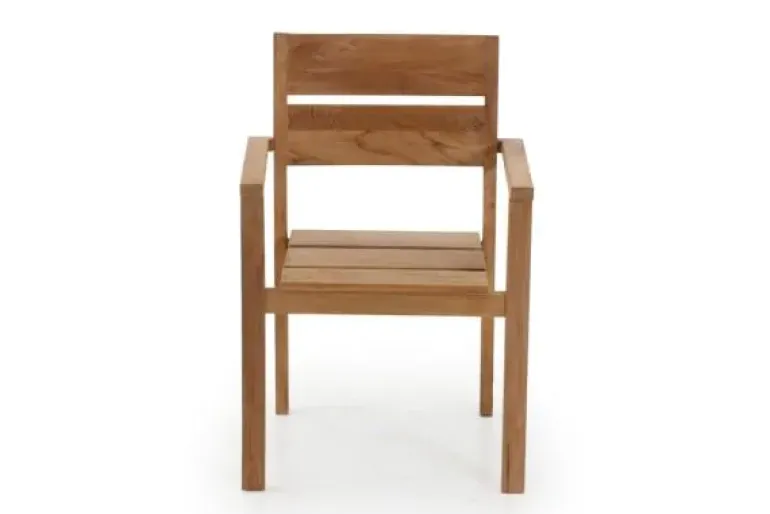 Hercules Stabelstol m/armlæn - Kerne Teak