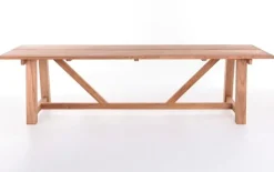 Hercules Tonka Havemøbelsæt m/8 stole - 100x290 - Kerneteak