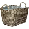 Ilse Plantekurv Stor 57x37x37/44 - Naturrattan