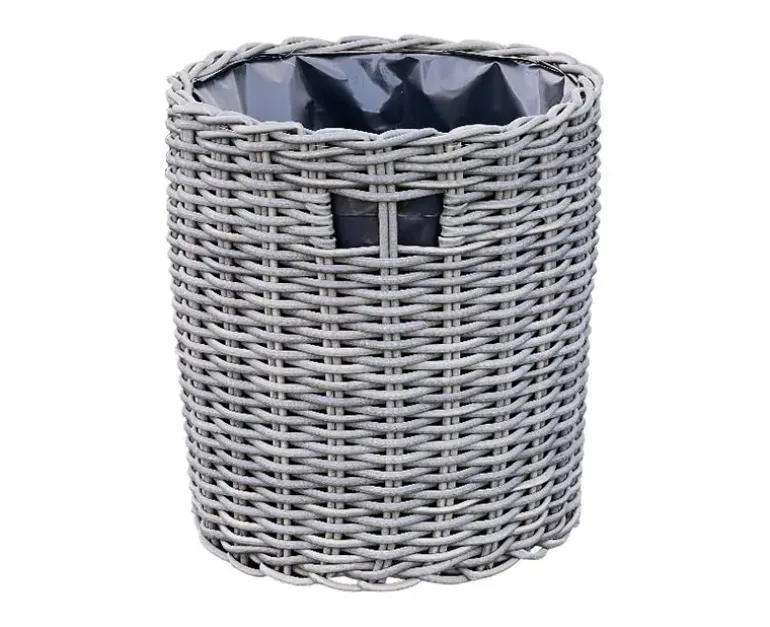 Ilse Rund Plantekurv Lille 40x43 cm - Naturrattan