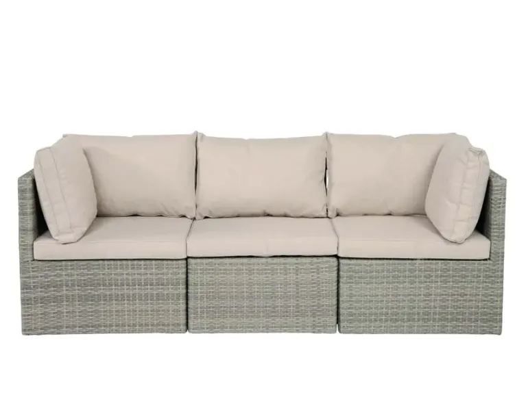 Isla 3-personers modulsofa inkl. EASY DRY hynder - Lys Grå