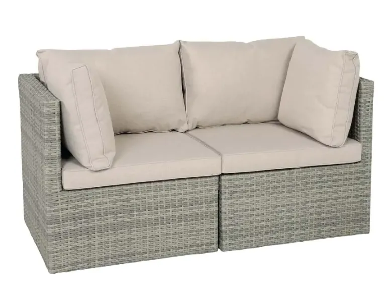 Isla 2-personers modulsofa inkl. EASY DRY hynder - Lys Grå