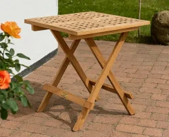 Klapbord 50x50 - Classic Teak