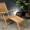 Lakos luksus Teak Dækstol