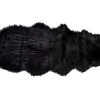 Lammeskind Imiteret 60x180 cm - Sort