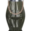 Lanterne Bamboo 24x48 cm Grøn