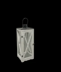 Lanterne 20x20x52,5 cm Hvid