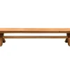 Lincoln Bænk X-ben Recycled 220 cm - Teak