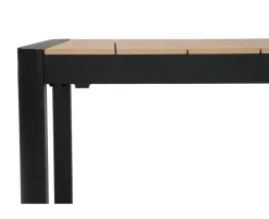 Lohals Udtræksbord 95 x 205/275 cm - Mørkegrå/Nonwood