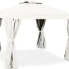 Luxus Pavillon 3x3 meter - Hvid