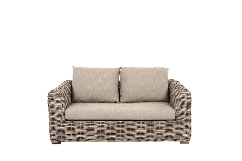 Macao 2-personers havesofa - Naturrattan - DEMO
