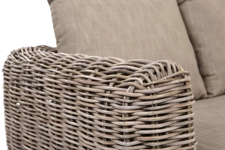 Macao 2-personers havesofa - Naturrattan - DEMO