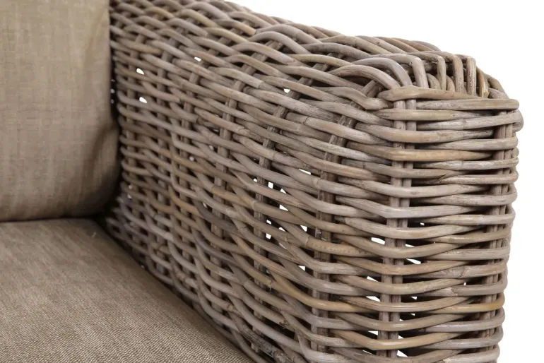 Macao 3-personers havesofa - Naturrattan