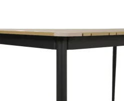 Malmø Andrea Havemøbelsæt til 4 personer - 100x160 cm - Mørkegrå