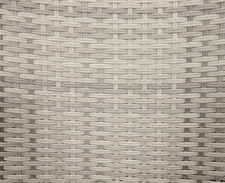 Malmø Geneve Havemøbelsæt med 4 stole - 100x160 cm - Gråhvid