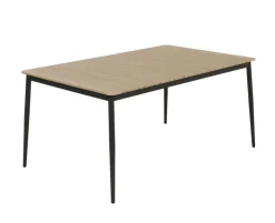 Malmø Geneve Havemøbelsæt til 4 personer - 100x160 cm - Mørkegrå