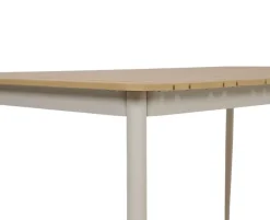 Malmø Sonja Havemøbelsæt med 4 stole - 100x160 - Gråhvid