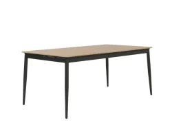 Malmø Sonja Havemøbelsæt til 4 personer - 100x180/235 cm - Mørkegrå