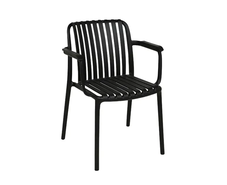 Malmø Sonja Havemøbelsæt til 4 personer - 100x180/235 cm - Mørkegrå