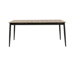 Malmø Sonja Havemøbelsæt til 4 personer - 100x180/235 cm - Mørkegrå
