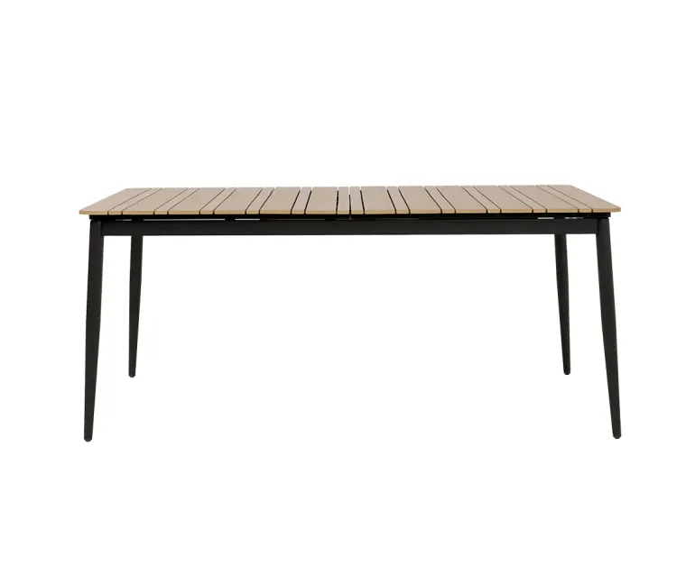 Malmø Sonja Havemøbelsæt til 4 personer - 100x180/235 cm - Mørkegrå